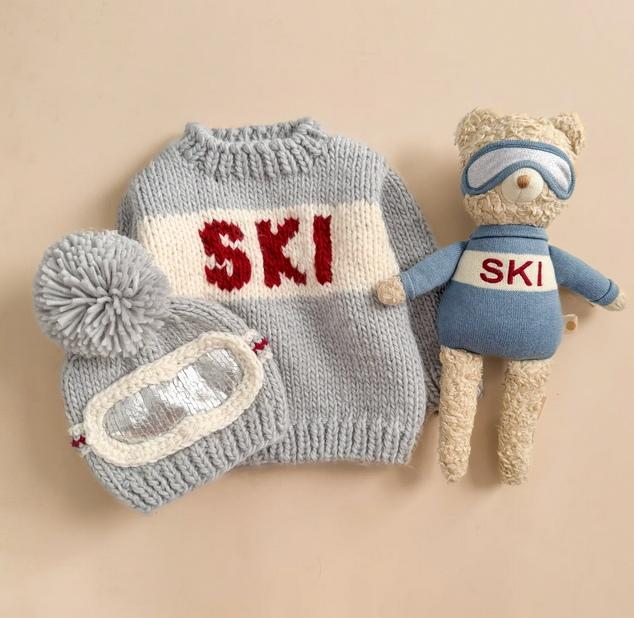 The Blueberry Hill Ski Goggle Hat - Bowie Grey Skipper & Scout 