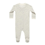 Quincy Mae ZIP LONG SLEEVE SLEEPER FOOTIE || SCATTER