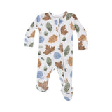 Angel Dear Cuddly Leaves - 2 Way Zipper Footie