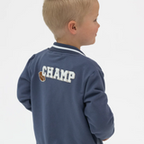 Angel Dear Footballs French Terry Letterman Jacket