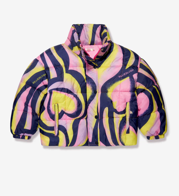 Billieblush Allover Hearts Puffer Jacket Skipper & Scout 