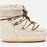 Moon Boot Icon Faux Fur Beads - Low