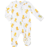 Angel Dear Vintage Ducklings 2 Way Zip Footie