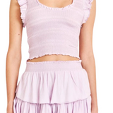 Love Shack Fancy Ruffle Mini Skirt