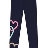 Billieblush Heart Graphic Leggings - Indigo