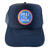 Arnie & Ollie Adult Trucker- Pray for Snow