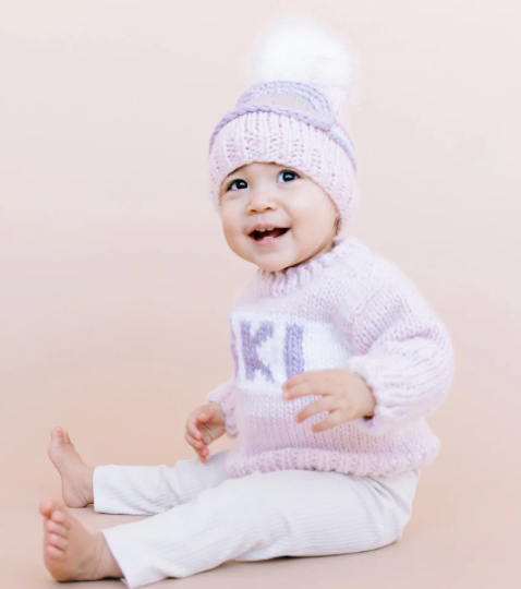 The Blueberry Hill Ski Sweater - Baby Pink Skipper & Scout 