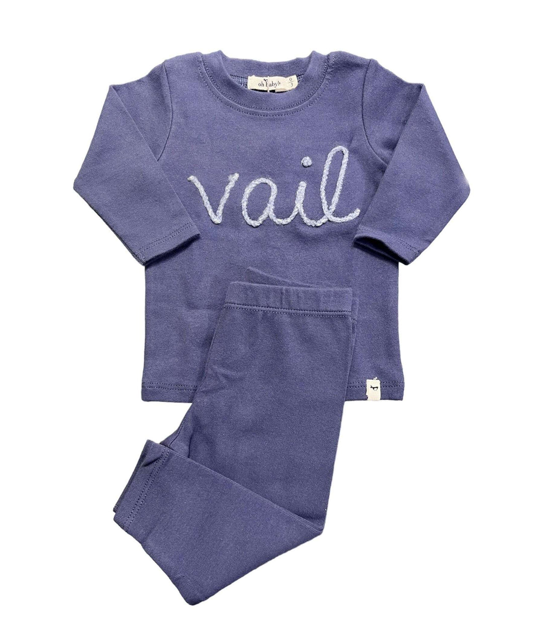 Oh Baby! 2 PC L/S Vail Set - Denim Skipper & Scout 