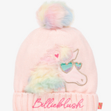 Billieblush Unicorn Pompom Beanie