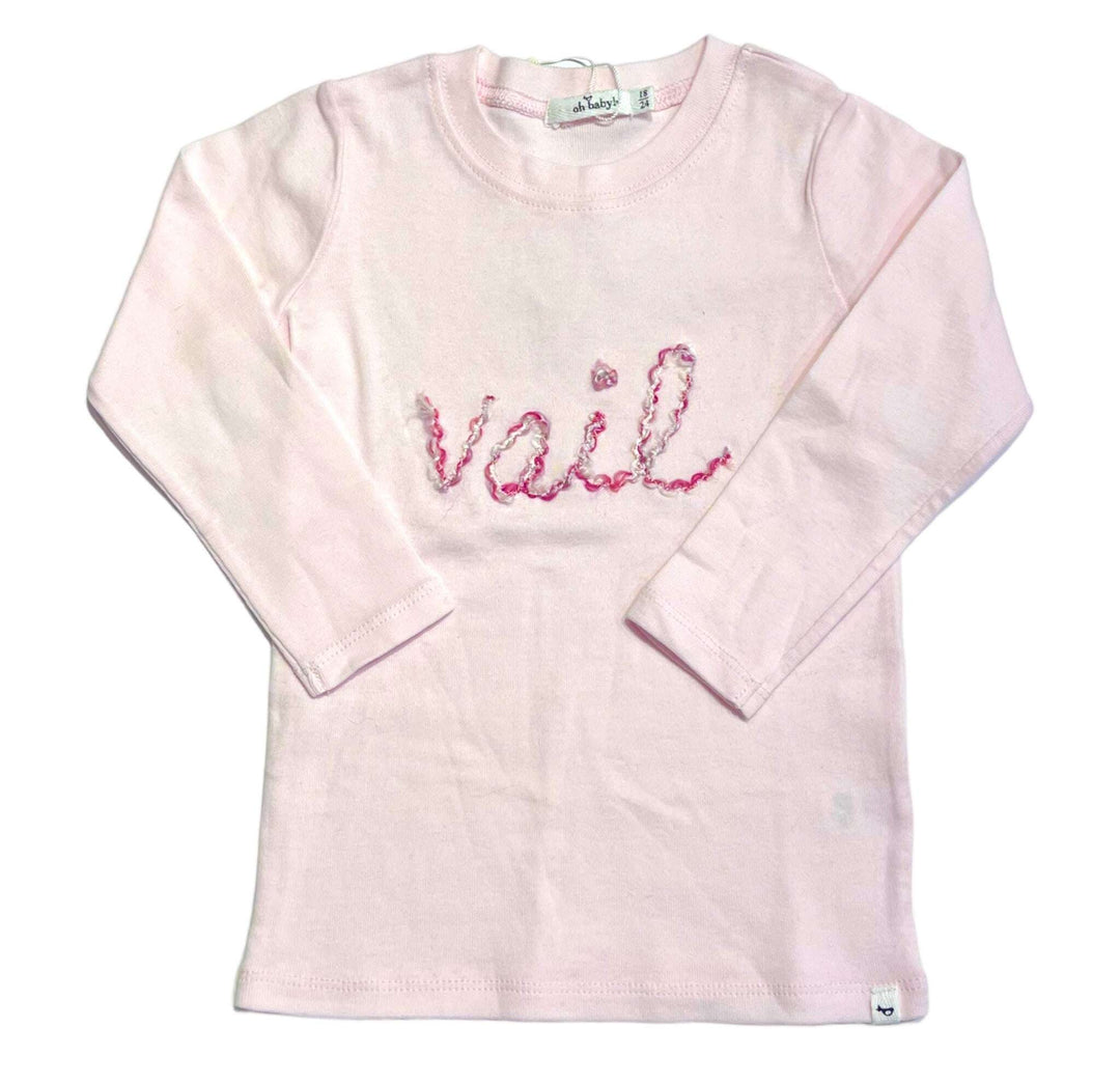 Oh Baby! LS Vail Tee - Pink Skipper & Scout 
