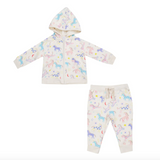 Angel Dear French Terry Fun Unicorns - Hoodie and Jogger