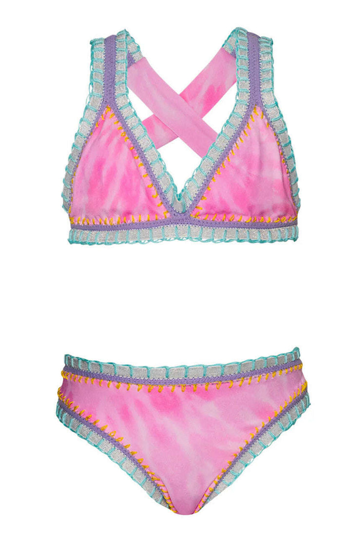 PQ Swim Rainbow Stitch Bikini Skipper & Scout 