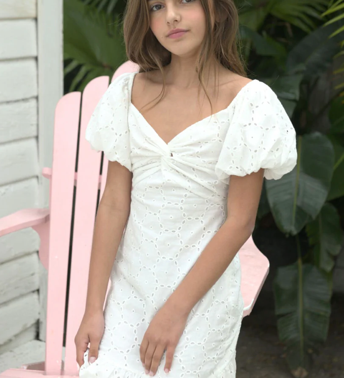 KatieJNYC Phoebe Dress - woflow - White