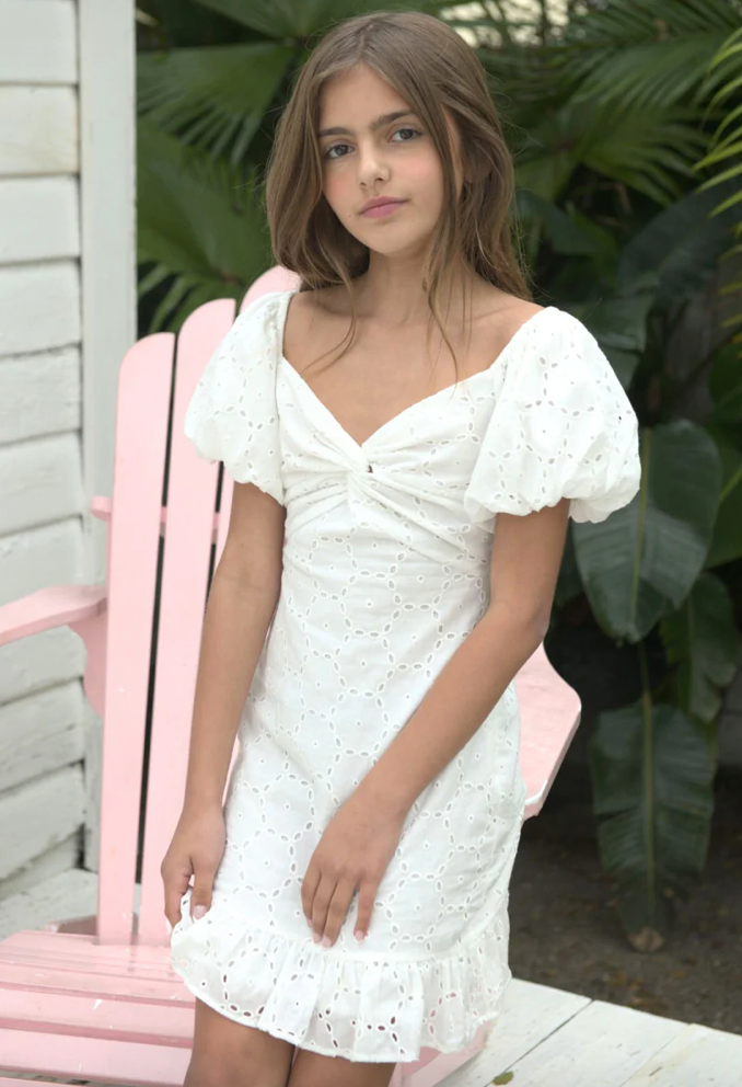 KatieJNYC Phoebe Dress - woflow - White