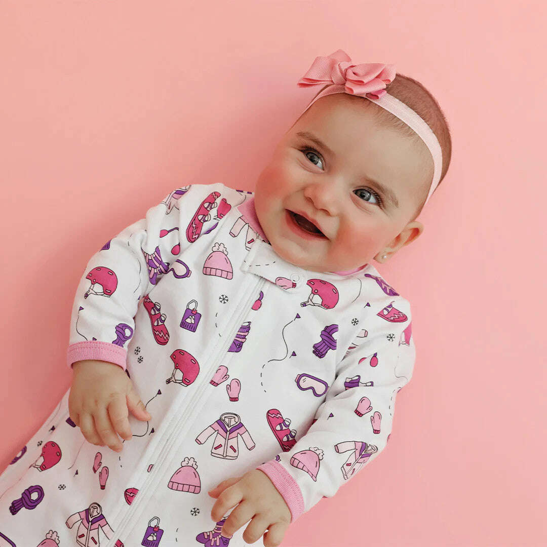 Noomie Hit the Slopes Zipper Footie Skipper & Scout 