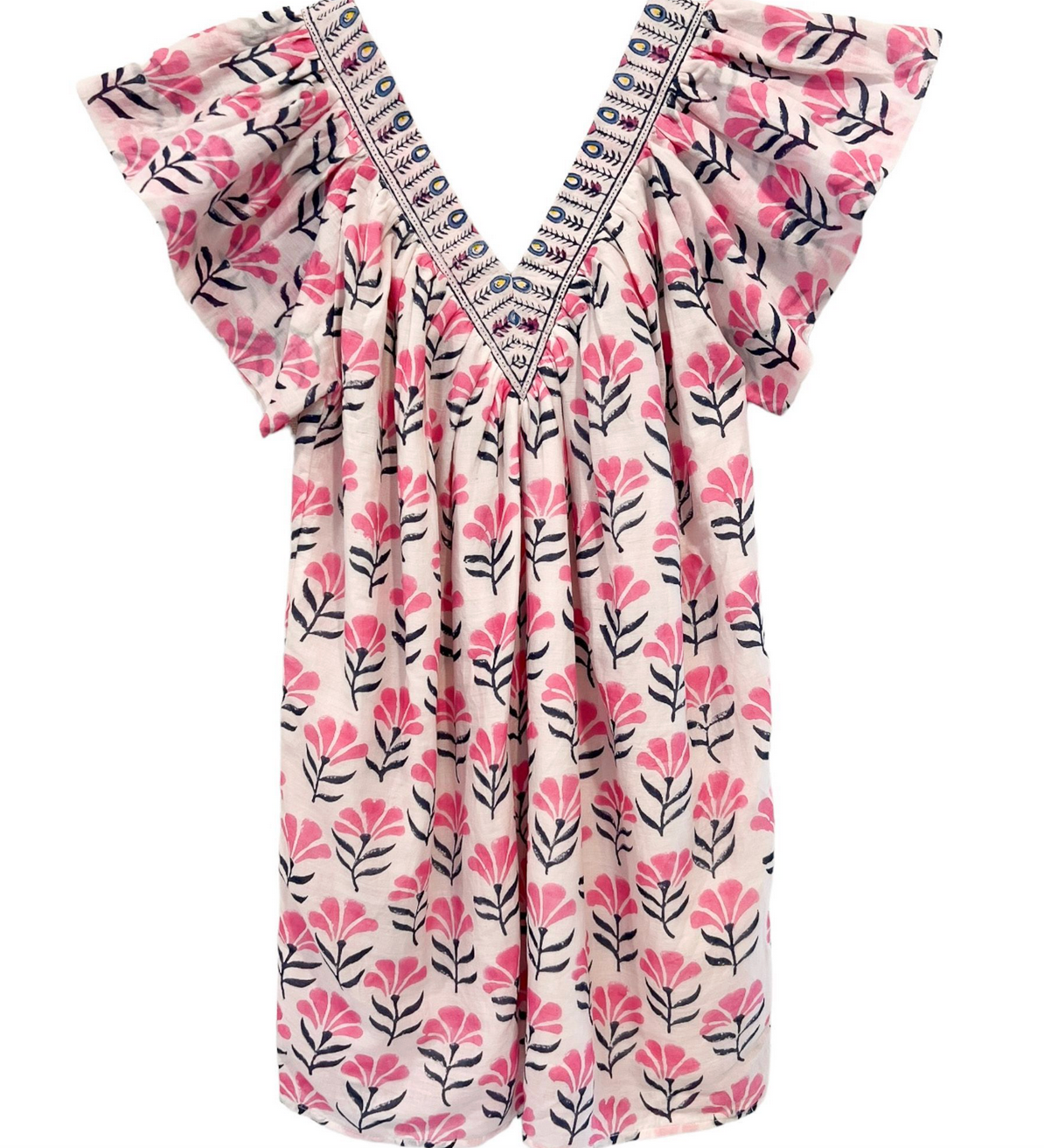 Bell LB Vivianne Dress - woflow - Fuchsia Navy Flower