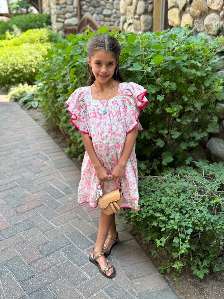 Little Paisley Ria Neon Blossom Dress