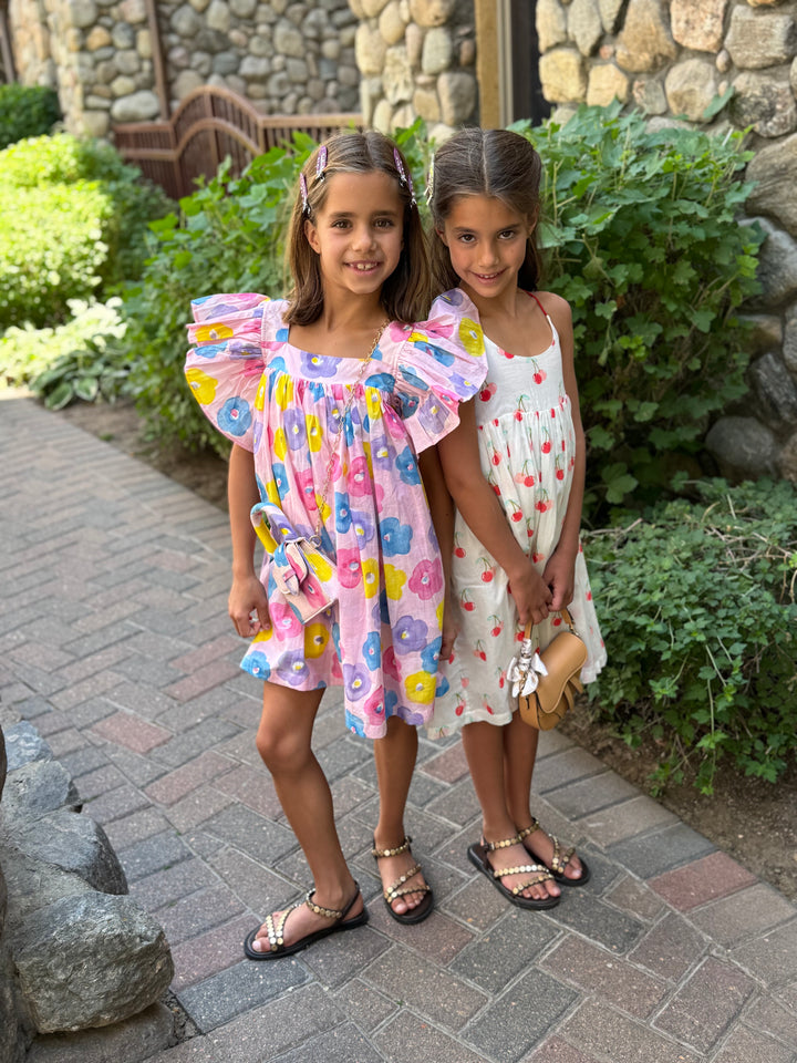 Little Paisley Mazzy Cherries Dress