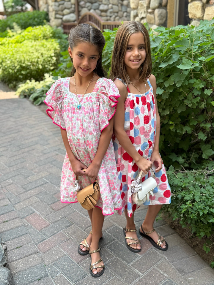 Little Paisley Ria Neon Blossom Dress