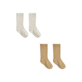 Quincy Mae SOCKS SET - IVORY-HONEY