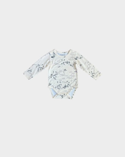 babysprouts BABY LONG SLEEVE BODYSUIT - Woodland Map
