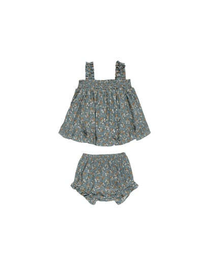 Rylee + Cru LALA SET || BLUE FLORAL Skipper & Scout 