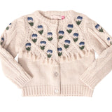 Pink Chicken Tari Sweater - Flower Embroidery