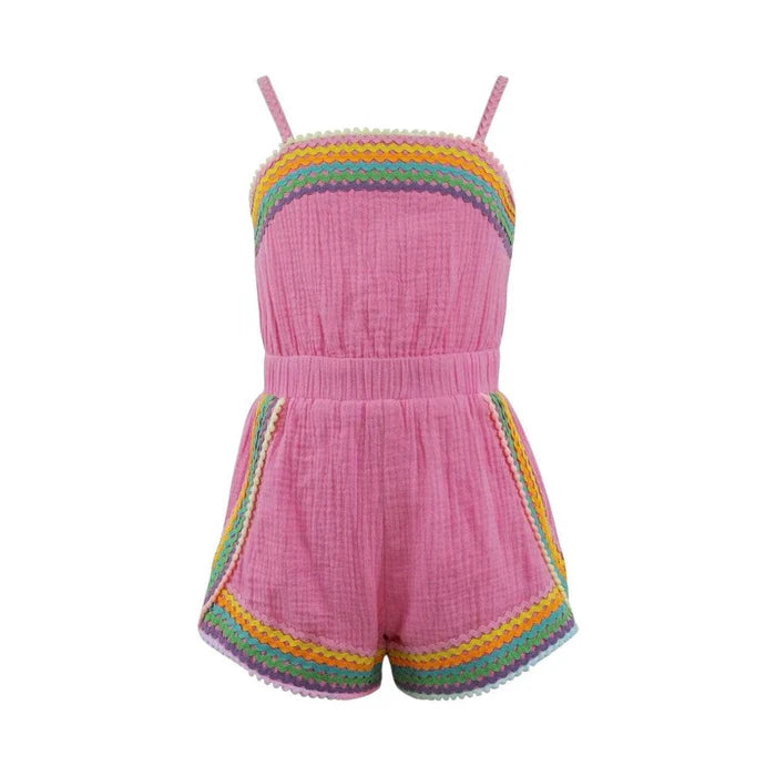 Lola & the Boys Rainbow Summer Romper