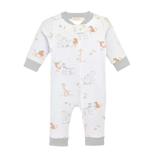 Baby Club Chic Safari Adventure Zip Coverall Printed