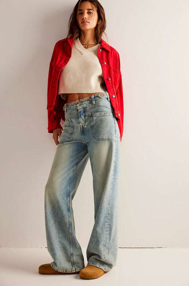Free People Palmer Cuffed Jean Skipper & Scout 