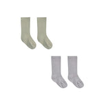 Quincy Mae SOCKS SET - PERIWINKLE-SAGE
