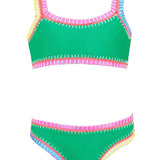 PQ Swim Rainbow Stitch Sporty Bikini