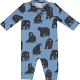 Angel Dear Black Bears - Polo Romper