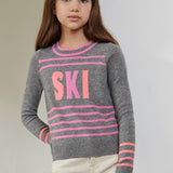 Autumn Cashmere Ski Stripe Crew