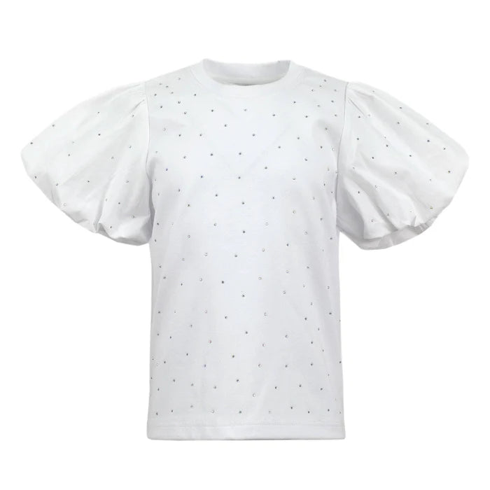 Lola & the Boys Sparkle Princess Ruffle Tee