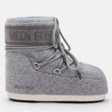 Moon Boot Icon Grey Felt Low