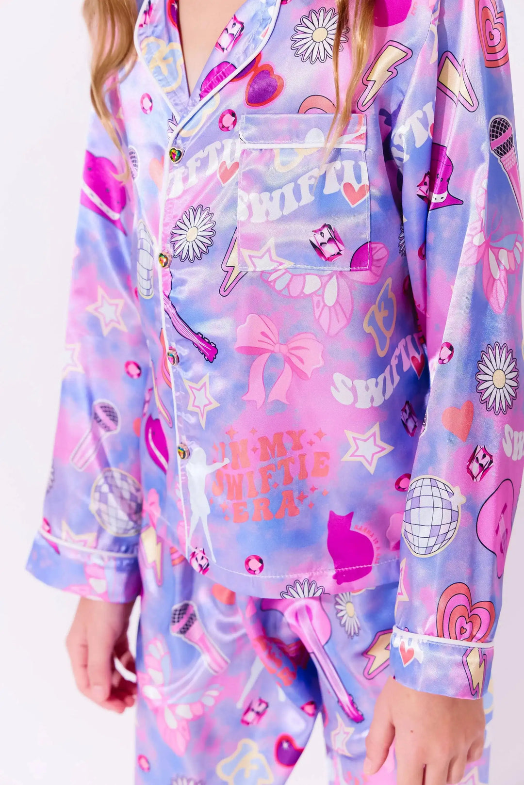 Lola & the Boys Swiftie Lovers Silk Set Skipper & Scout 