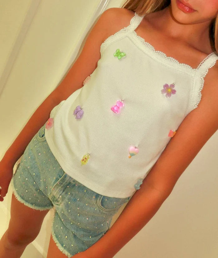Lola & the Boys Cutie Charm Tank Top