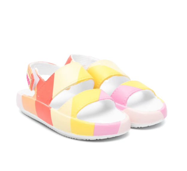 Billieblush Rainbow Print Sandals