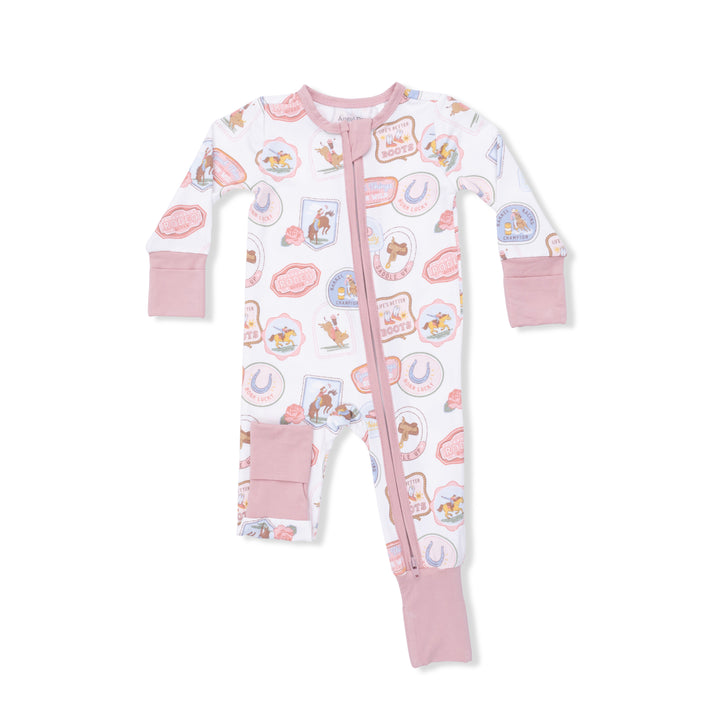 Angel Dear Rodeo Patches Convertible Romper