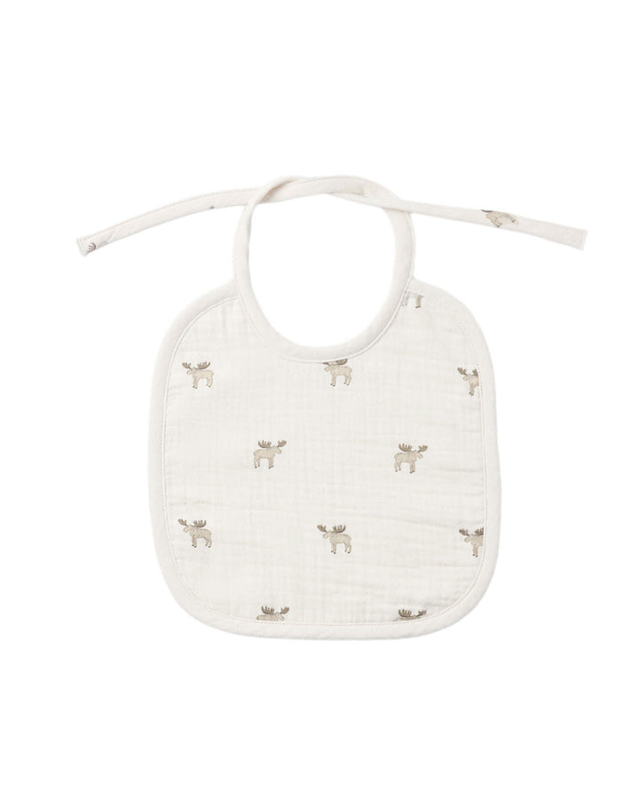 Quincy Mae WOVEN TIE BIB