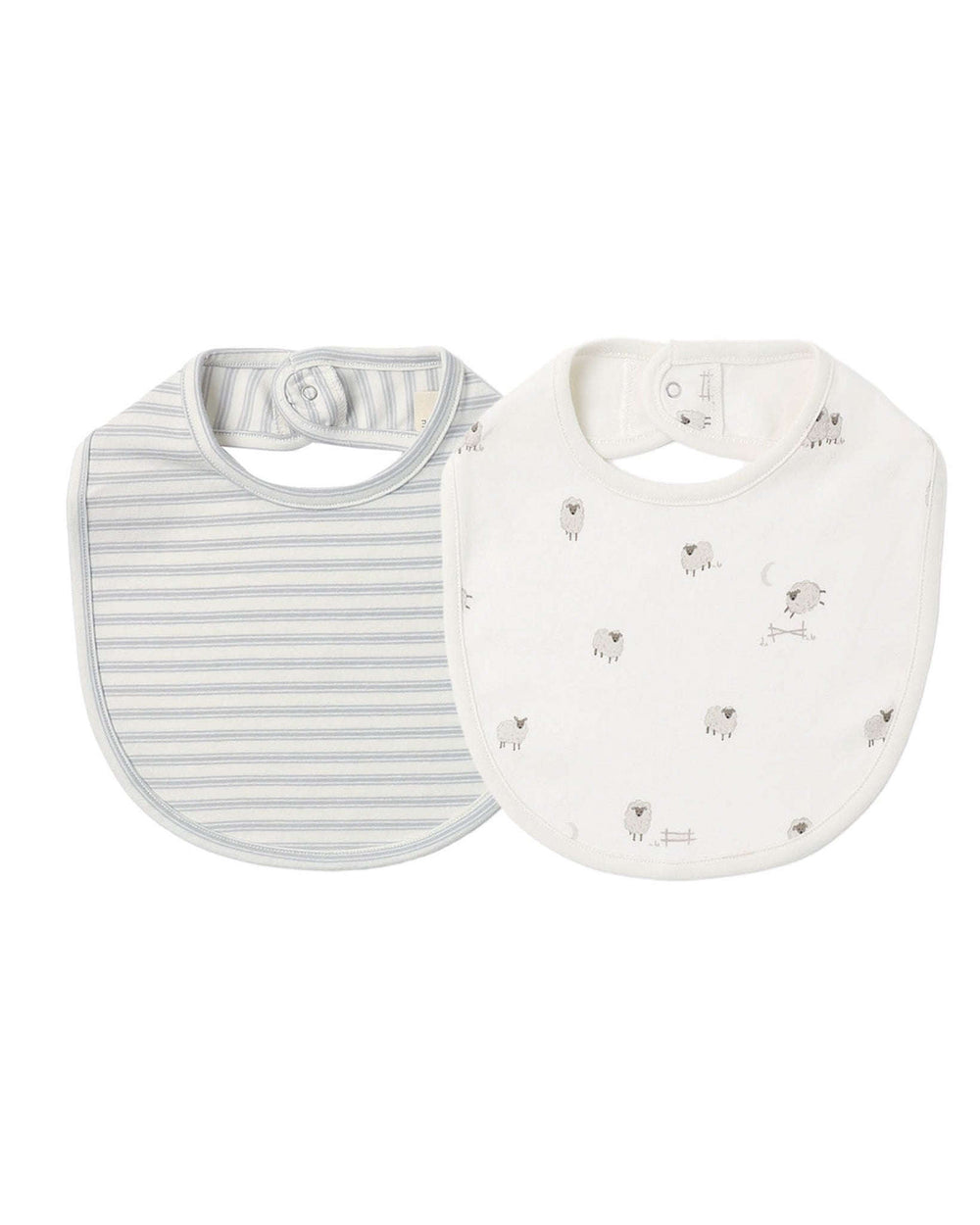 Quincy Mae Jersey Snap Bib 2 Pack Skipper & Scout 