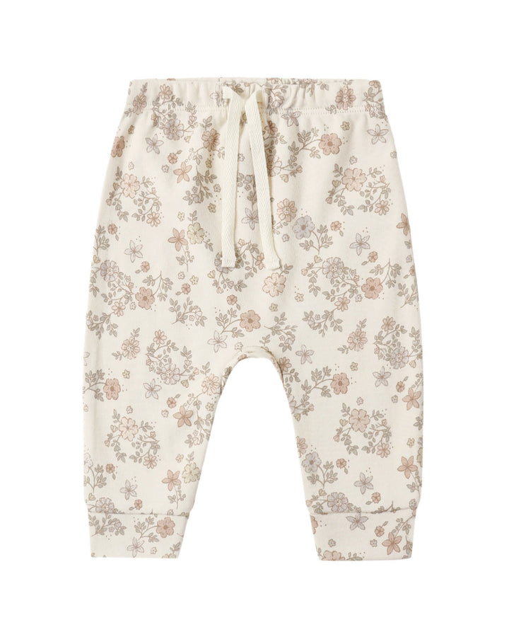 Quincy Mae LS Tee/Pant SET - Floral Vine