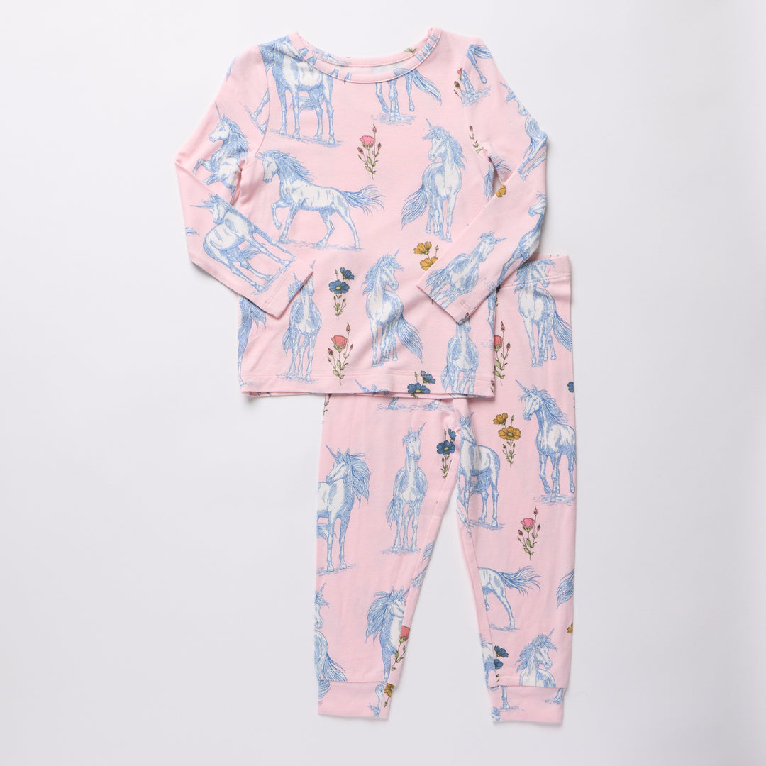 Pink Chicken Bamboo Pajama Set