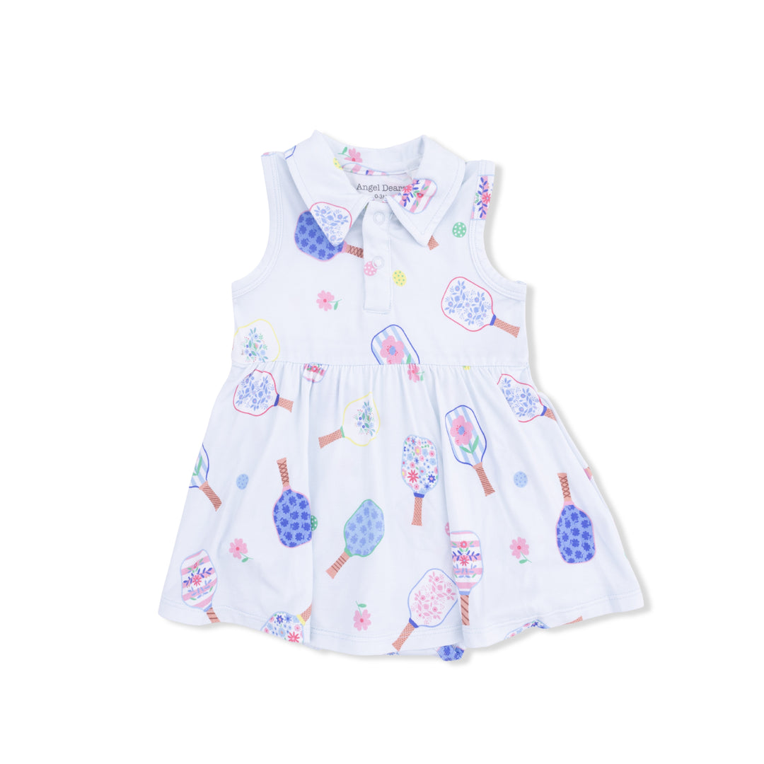 Angel Dear Floral Pickleball Polo Tennis Dress