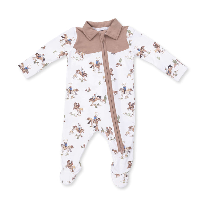 Angel Dear Horse Wrangler Cowboy 2 Way Zip Footie Skipper & Scout 