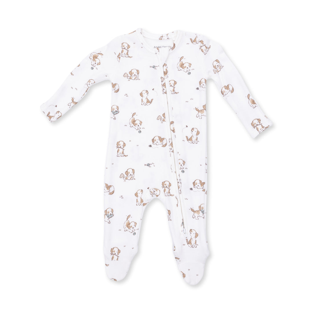 Angel Dear Explorer Puppy 2 Way Zip Footie