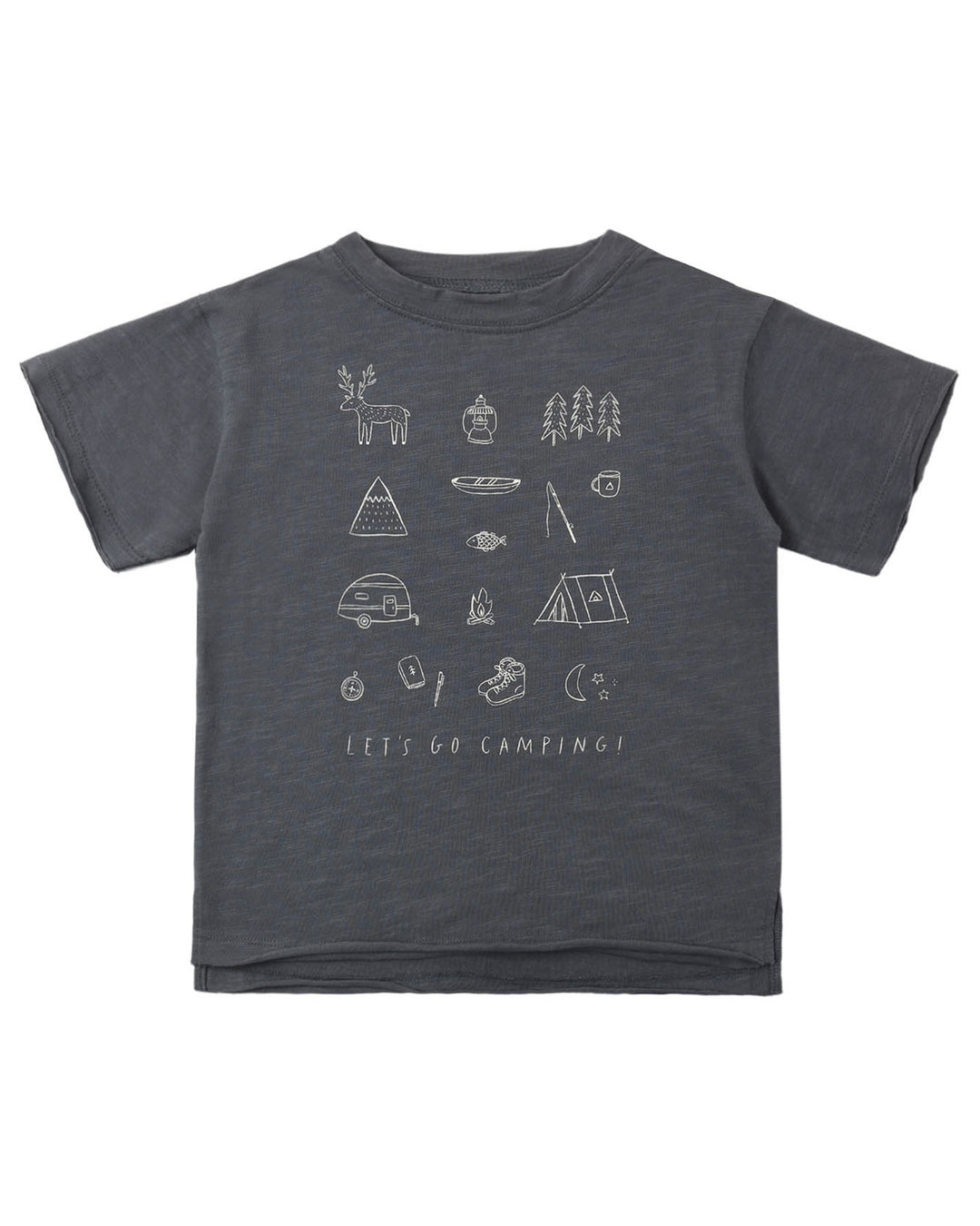 Rylee + Cru Lets Go Camping Raw Edge Tee