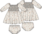 Angel Dear Enchanted Woodland Jennifer Dress SET