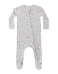 Quincy Mae BAMBOO ZIP FOOTIE